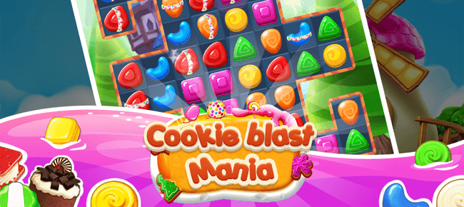 Cookie Blast Mania Match 3 Template 
