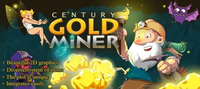 Gold Miner Century complete game + Casual Game Support Unity 5.5