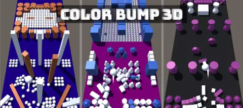 Color Bump Ball 3d