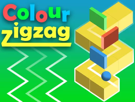 Color zigzag template 